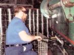 visually impaired factory worker